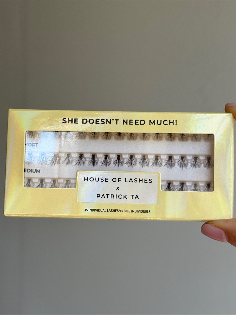 House of Lashes x Patrick Ta "She Doesn't Need Much!" Lashes
